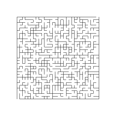 Labyrinth mit LaTeX gesetzt.