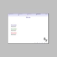 Blöcke dargestellt mit Beamer Class Usetheme Singapore Präsentation